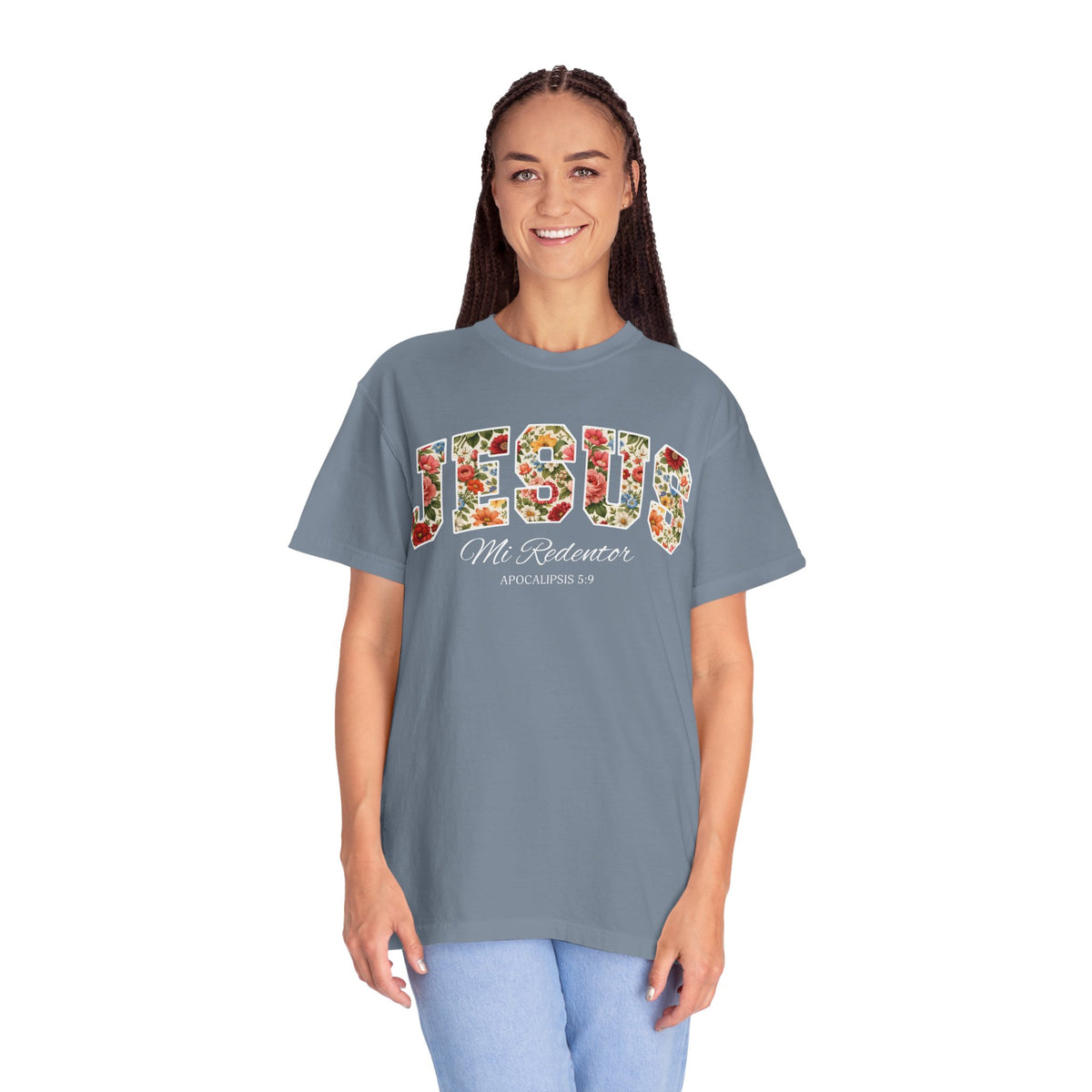 Jesus Mi Redentor T-Shirt — Spanish Christian Faith Tee 100% Cotton