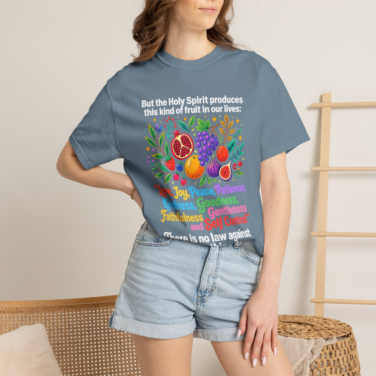 Fruit of the Spirit T‑Shirt — Galatians 5:22‑23 Christian Faith Tee