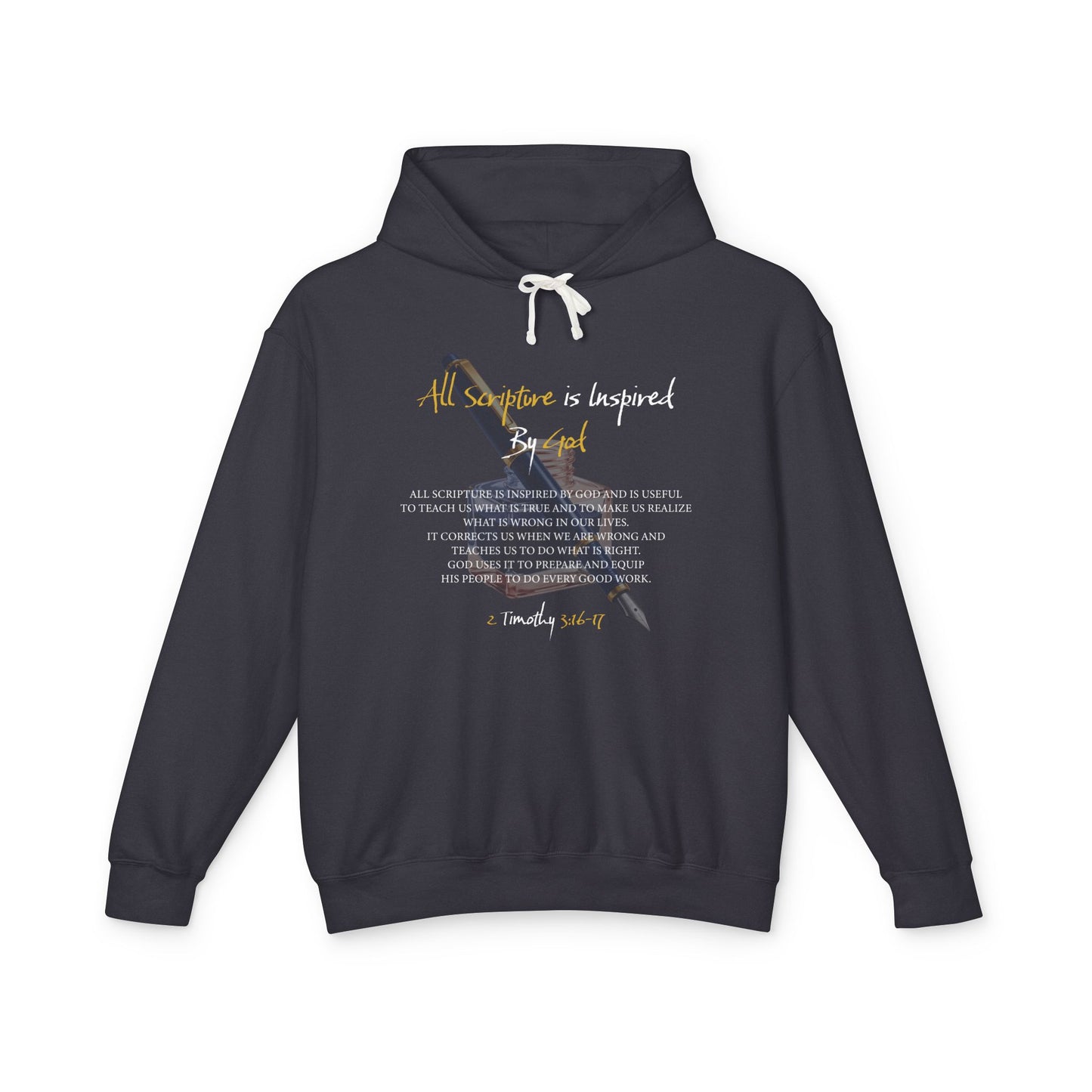 All Scriptures Are Inspired By God T-Shirt — Faith-Based Scripture Hoodie Sweatshirt