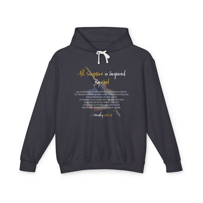 All Scriptures Are Inspired By God T-Shirt — Faith-Based Scripture Hoodie Sweatshirt