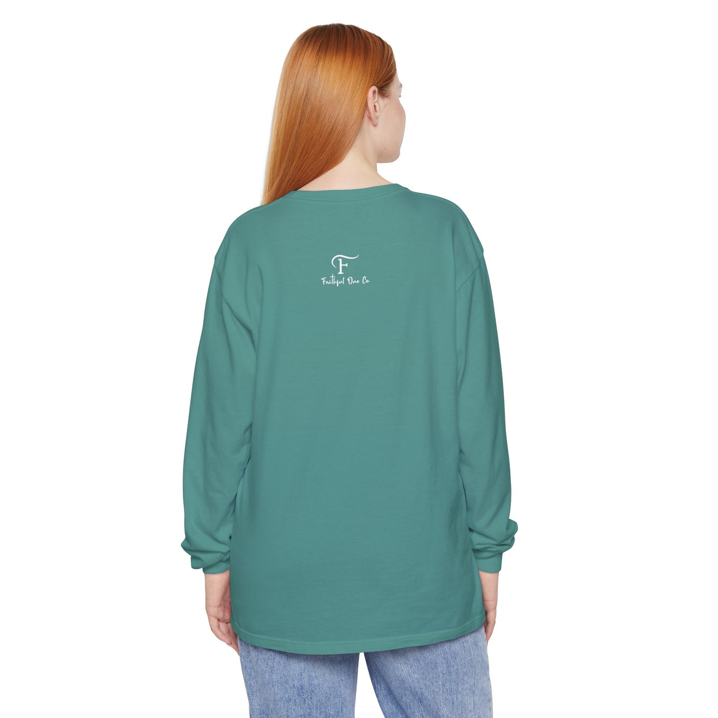 Repent Definition 100% Cotton Long Sleeve T-Shirt — Garment-Dyed