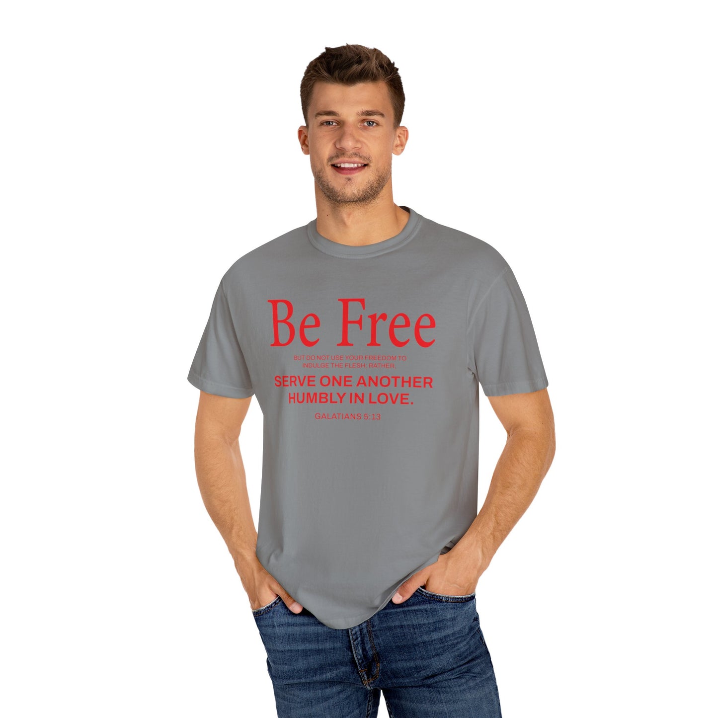 Be Free "Galatians 5:13" Red