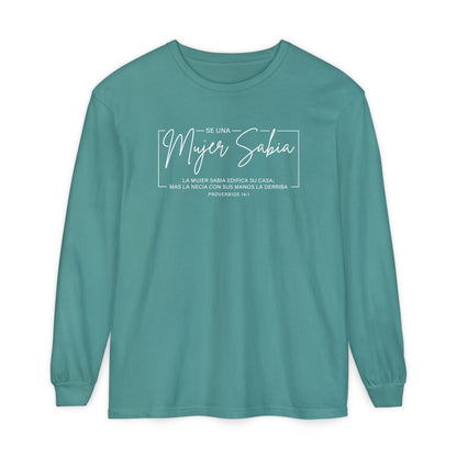 Mujer Sabia Proverbios 14:1 T-Shirt — Spanish Wise Woman Bible Verse