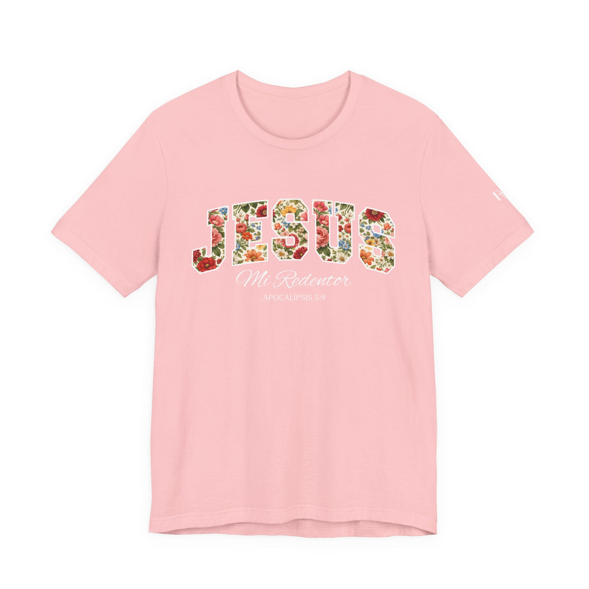 Jesus Mi Redentor Floral Graphic Tee