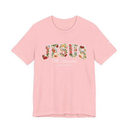 Jesus Mi Redentor Floral Graphic Tee