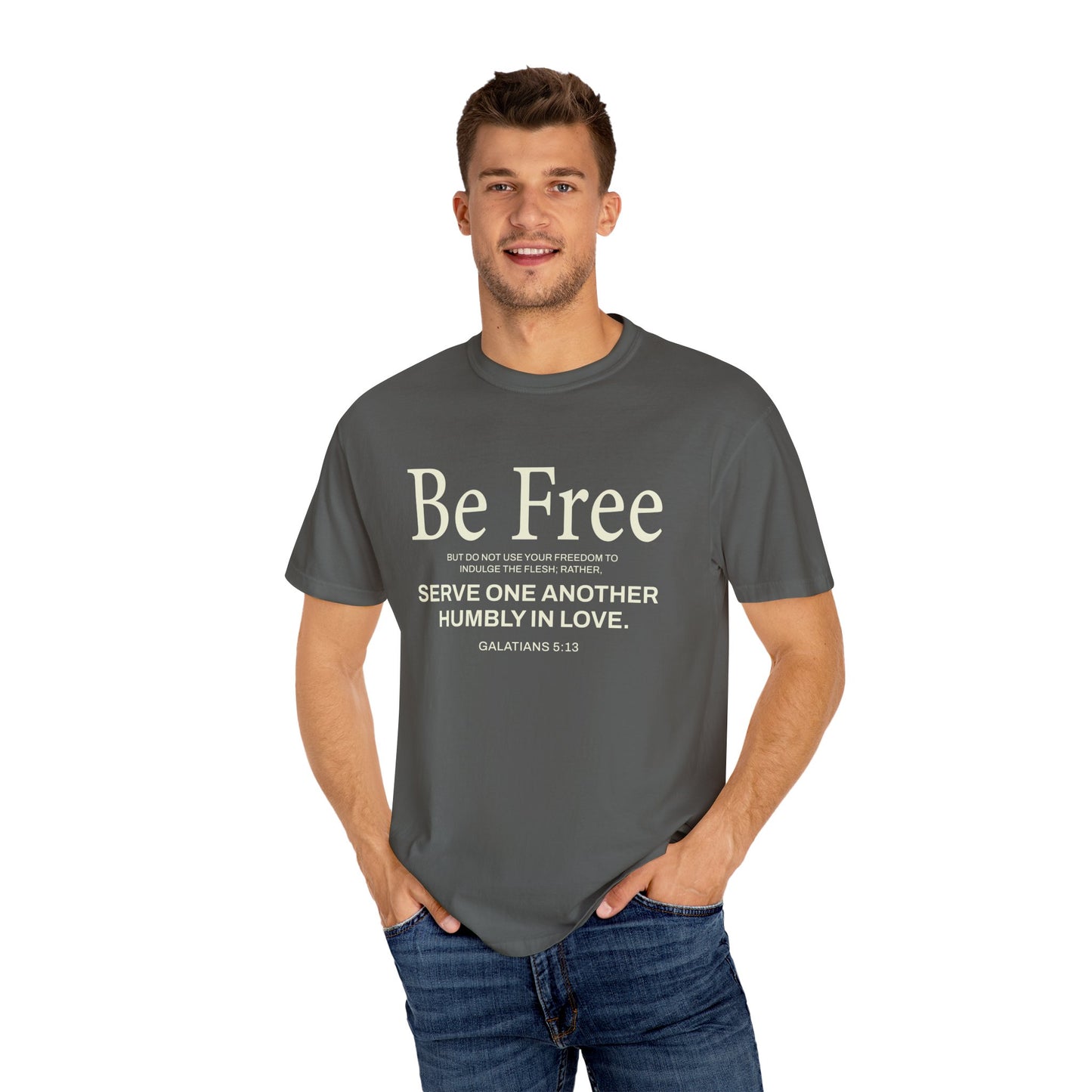 Be Free "Galatians 5:13" Beige