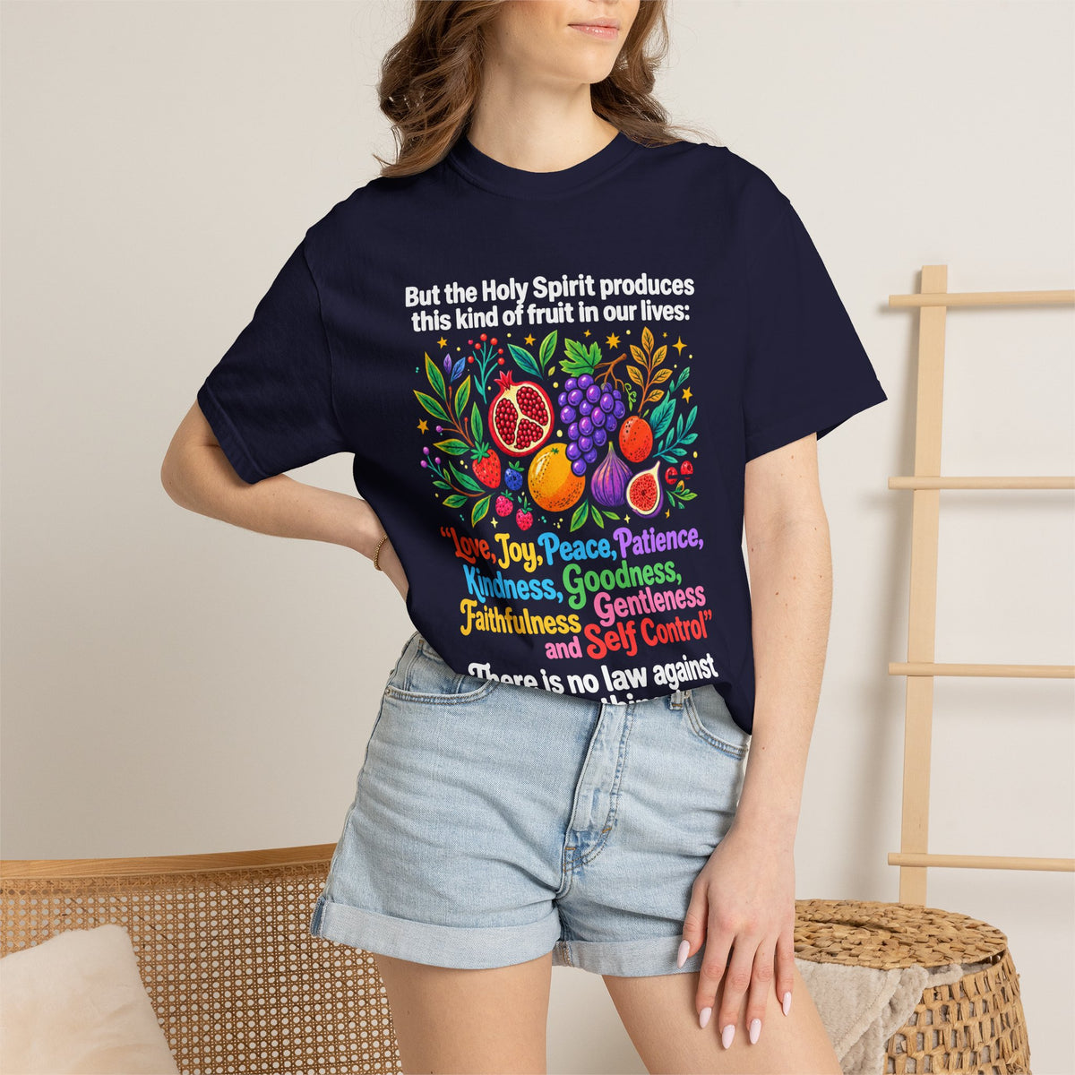 Fruit of the Spirit T‑Shirt — Galatians 5:22‑23 Christian Faith Tee