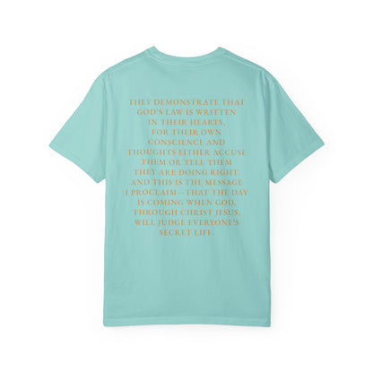 "Romans 2:15-16" 100% Cotton T-Shirt