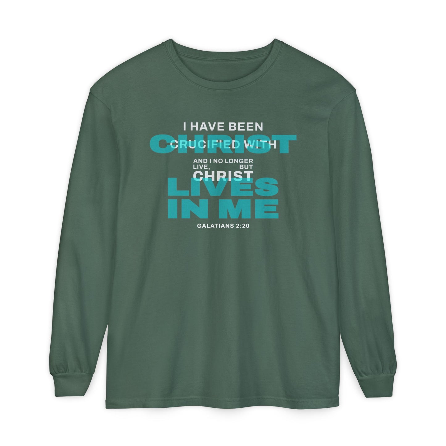 I have been Crucified with Christ "Galatians 2:20" TEAL