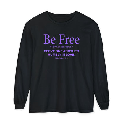 Be Free "Galatians 5:13" PURPLE