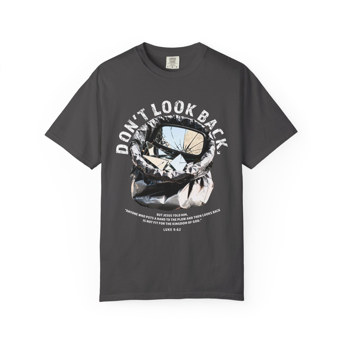 Don't Look Back Luke 9:62 T-Shirt — Inspirational Bible Verse Tee