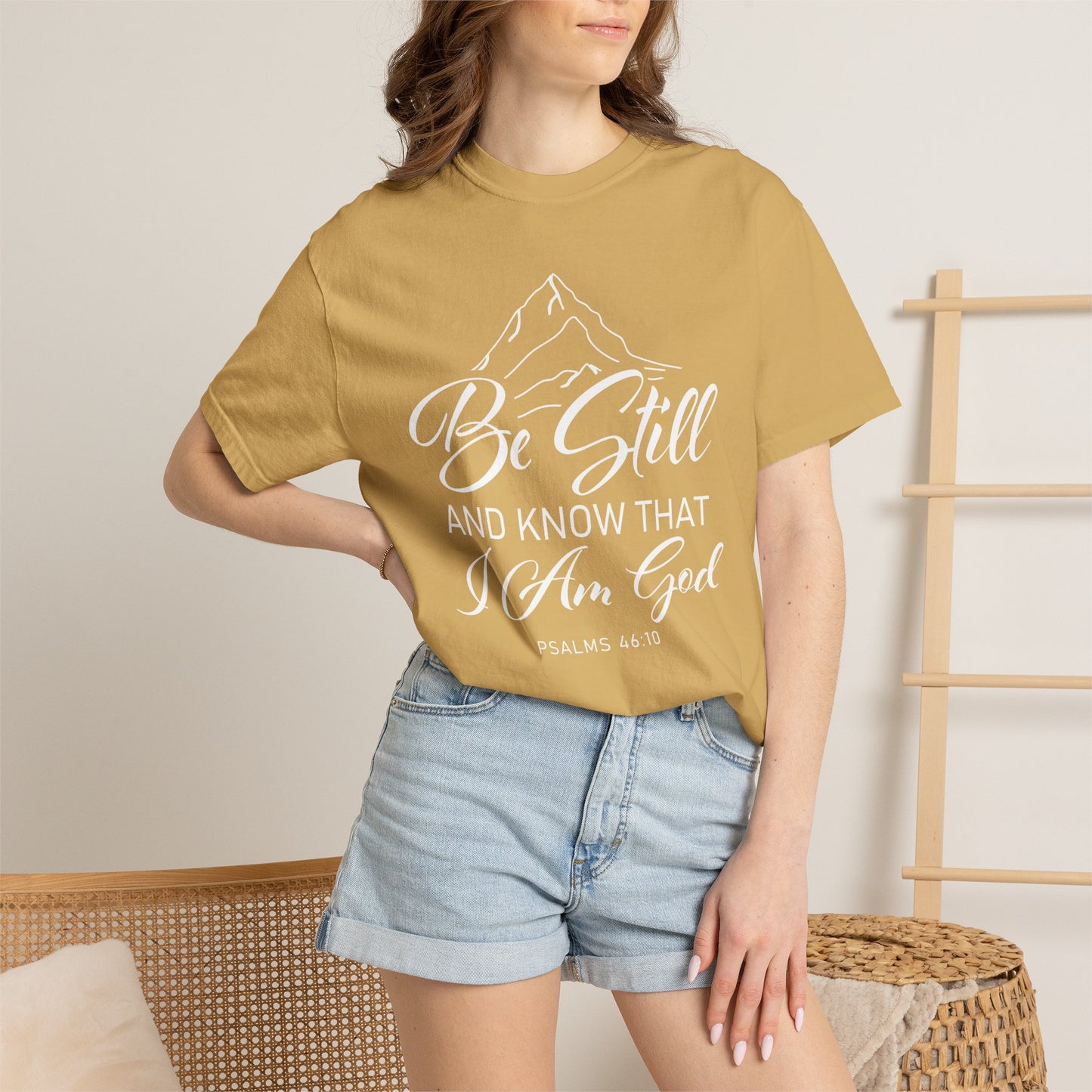 Be Still And Know That "Psalms 46:10" 100% Cotton T-Shirt