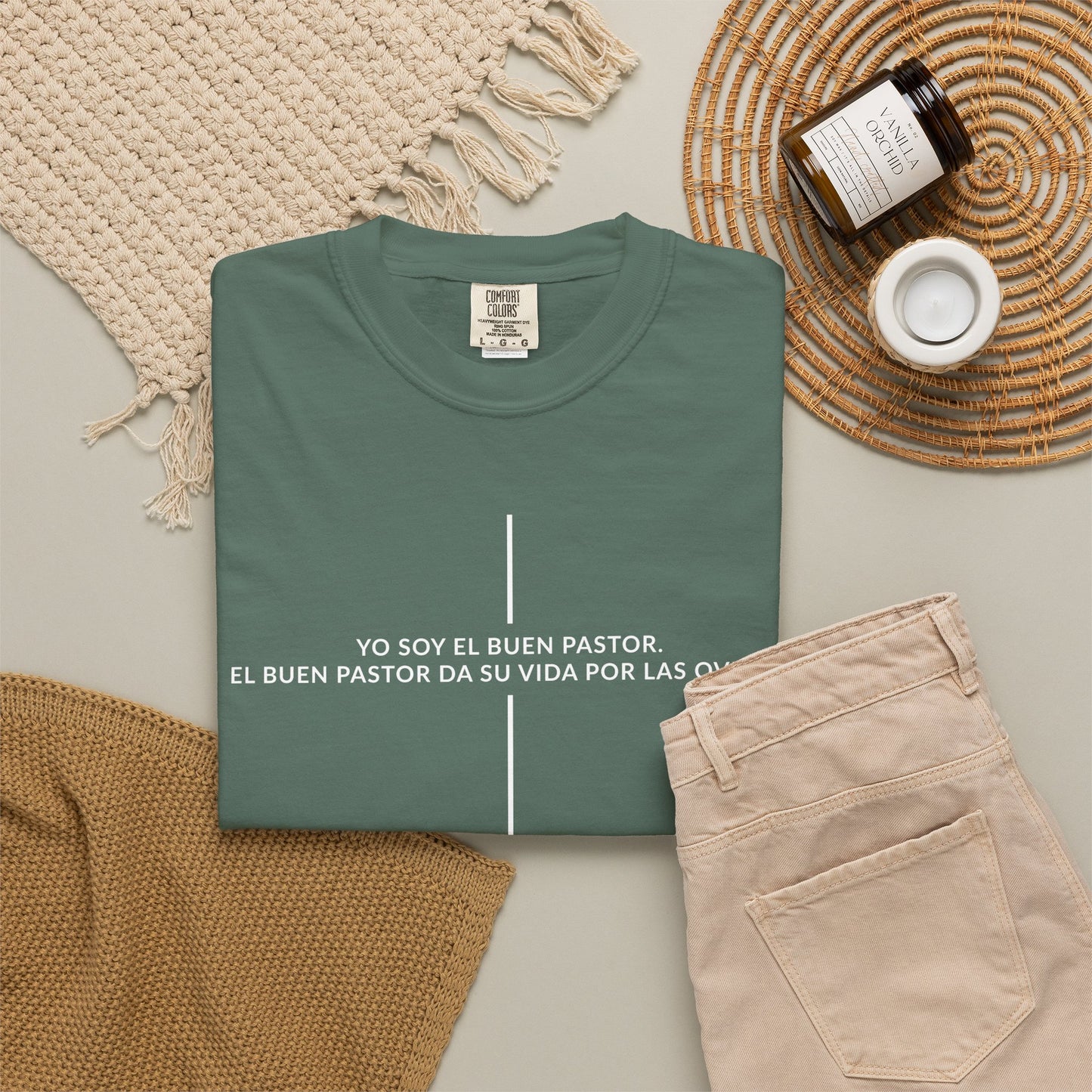 Buen Pastor T-shirt — Juan 10:11 'Yo Soy el Buen Pastor' Christian Tee