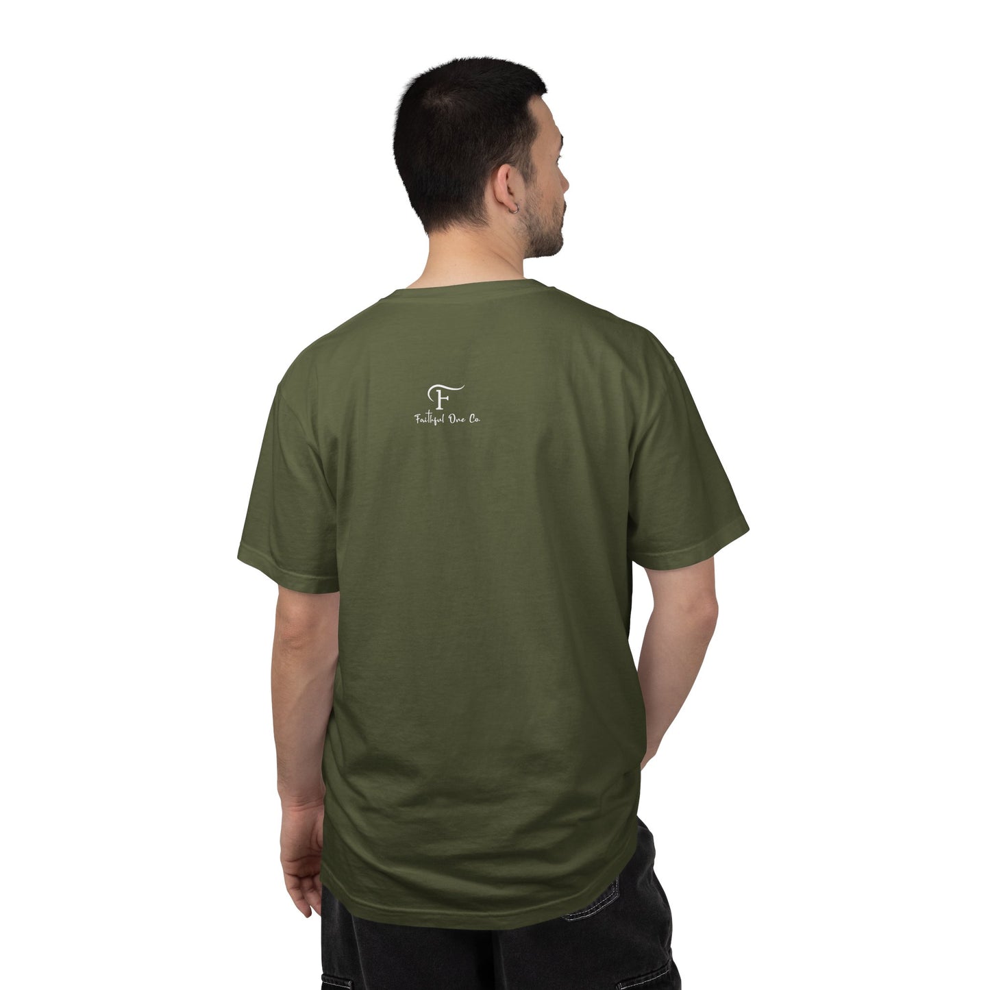 Matthew 4:4 Scripture T-Shirt — "Man Shall Not Live By Bread Alone" Christian Tee