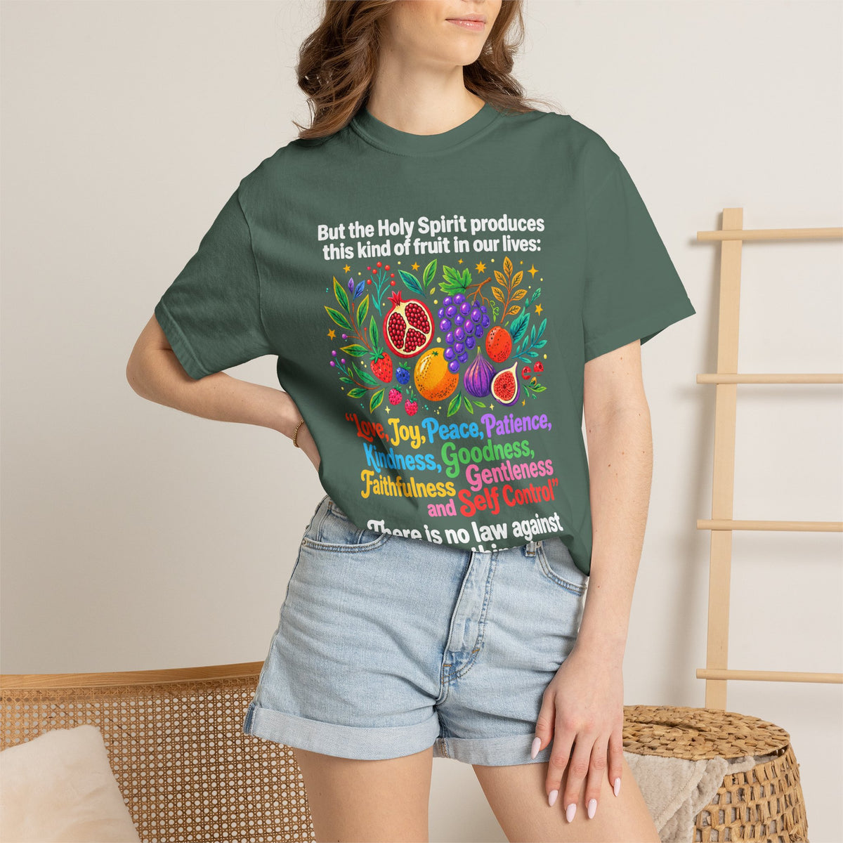 Fruit of the Spirit T‑Shirt — Galatians 5:22‑23 Christian Faith Tee