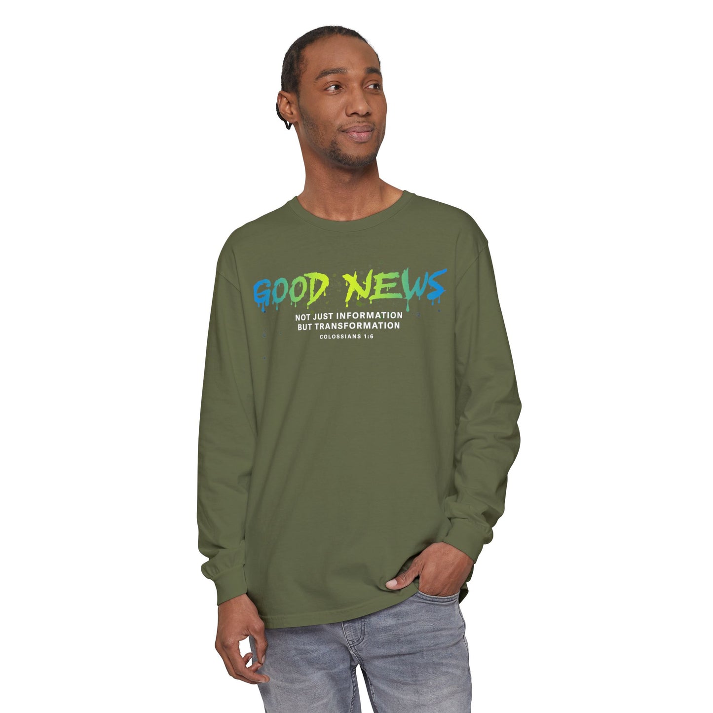 Good News Revelation 22:20 Long Sleeve T-Shirt — 100% Cotton