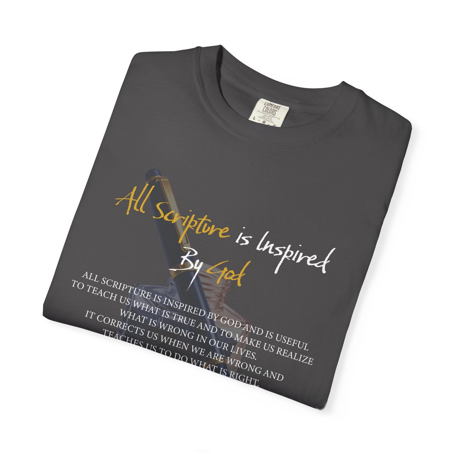 All Scriptures Are Inspired By God T-Shirt — Faith-Based Scripture Tee
