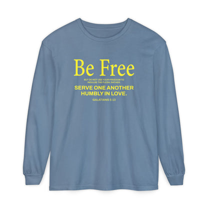 Be Free "Galatians 5:13" Yellow