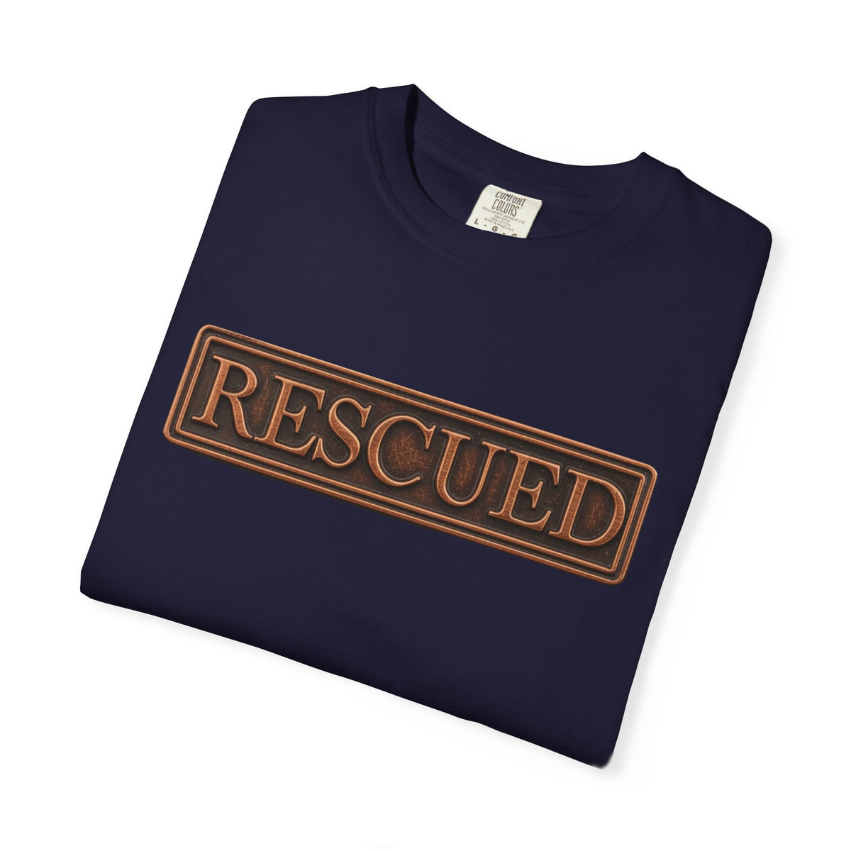Rescued Colossians 1:13-14 Cotton T-Shirt