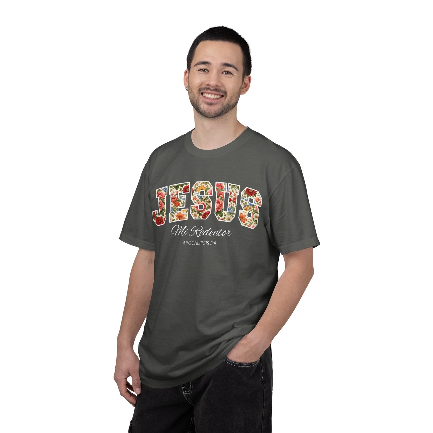 Jesus Mi Redentor T-Shirt — Spanish Christian Faith Tee 100% Cotton