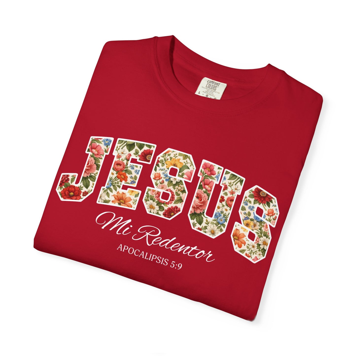 Jesus Mi Redentor T-Shirt — Spanish Christian Faith Tee 100% Cotton