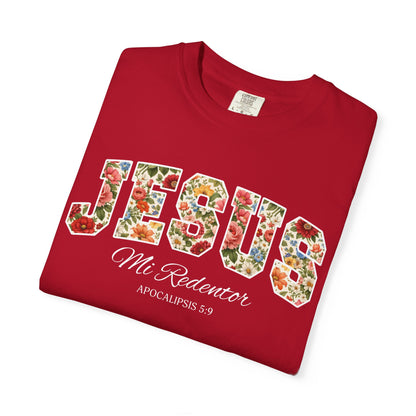 Jesus Mi Redentor T-Shirt — Spanish Christian Faith Tee 100% Cotton