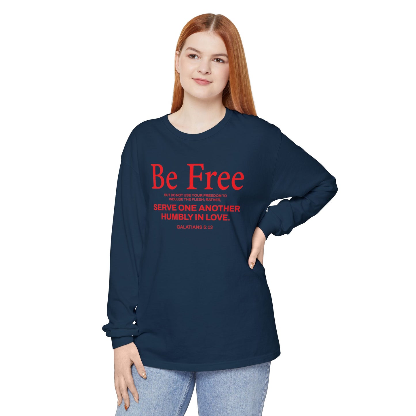 Be Free "Galatians 5:13" RED