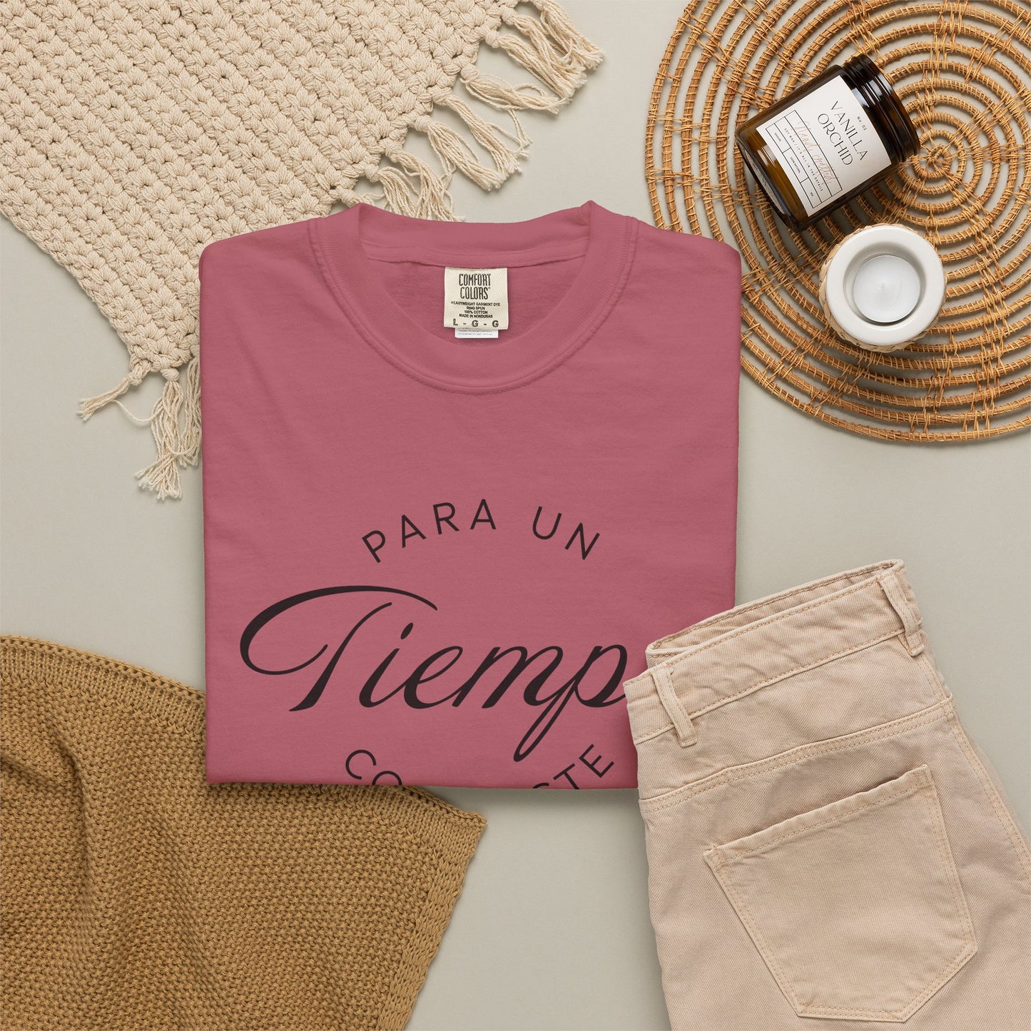 Para un Tiempo Como Este Ester 4:14 100% Cotton T-Shirt — Spanish Wise Woman Bible Verse