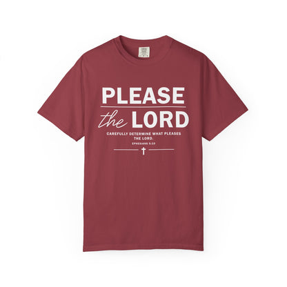 Please the Lord Ephesians 5:10 T-Shirt 100% Cotton T-Shirt