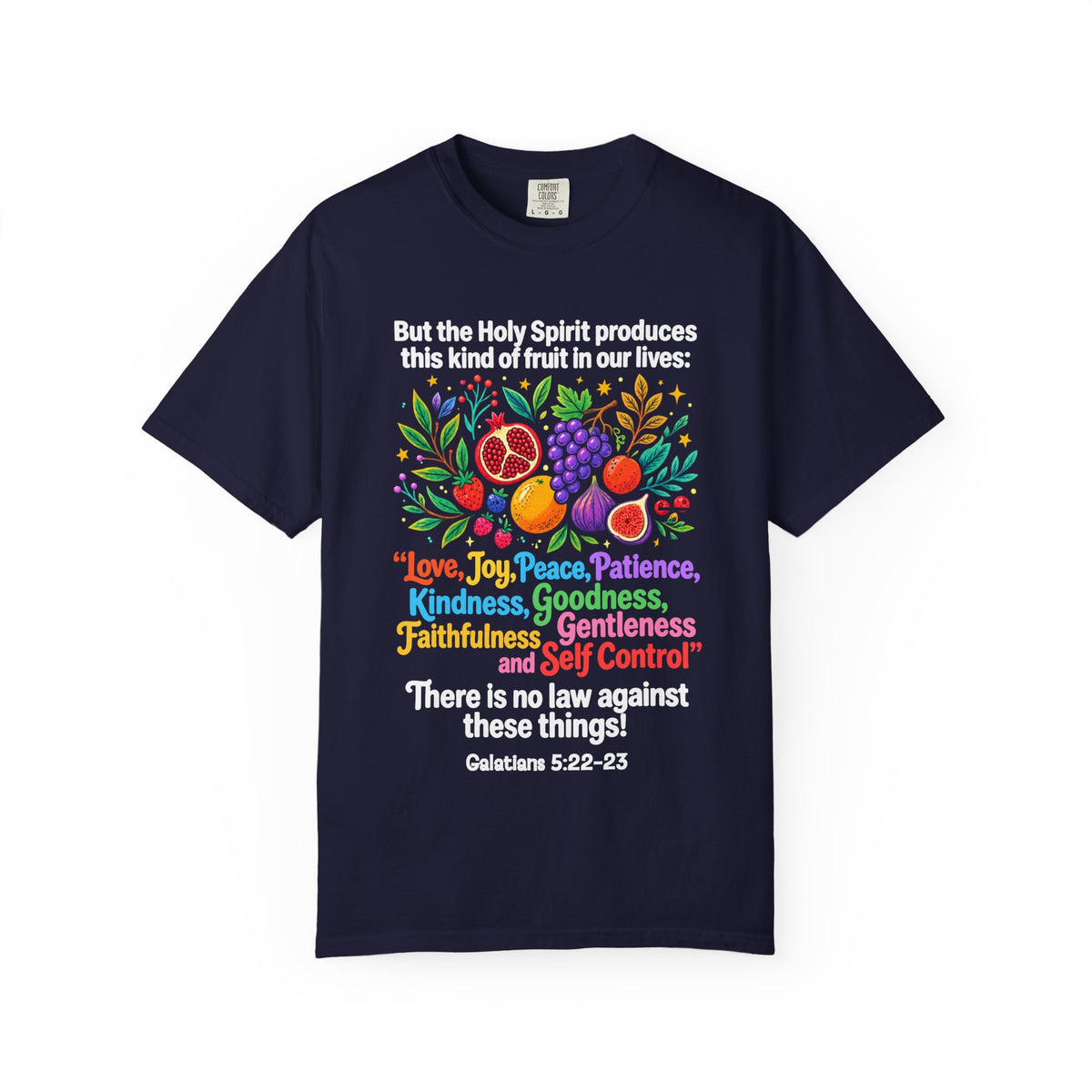 Fruit of the Spirit T‑Shirt — Galatians 5:22‑23 Christian Faith Tee