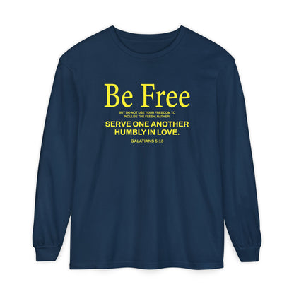 Be Free "Galatians 5:13" Yellow