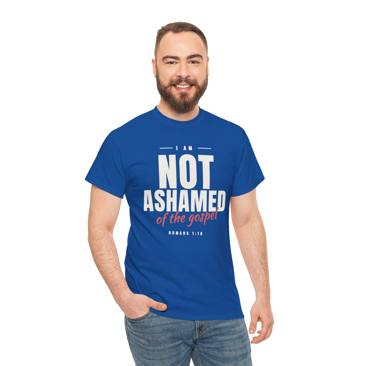 I Am Not Ashamed of the Gospel Faithful Christian T-Shirt