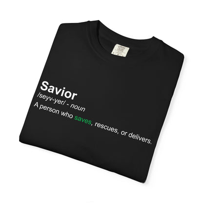 Savior Definition T-Shirt 100% cotton