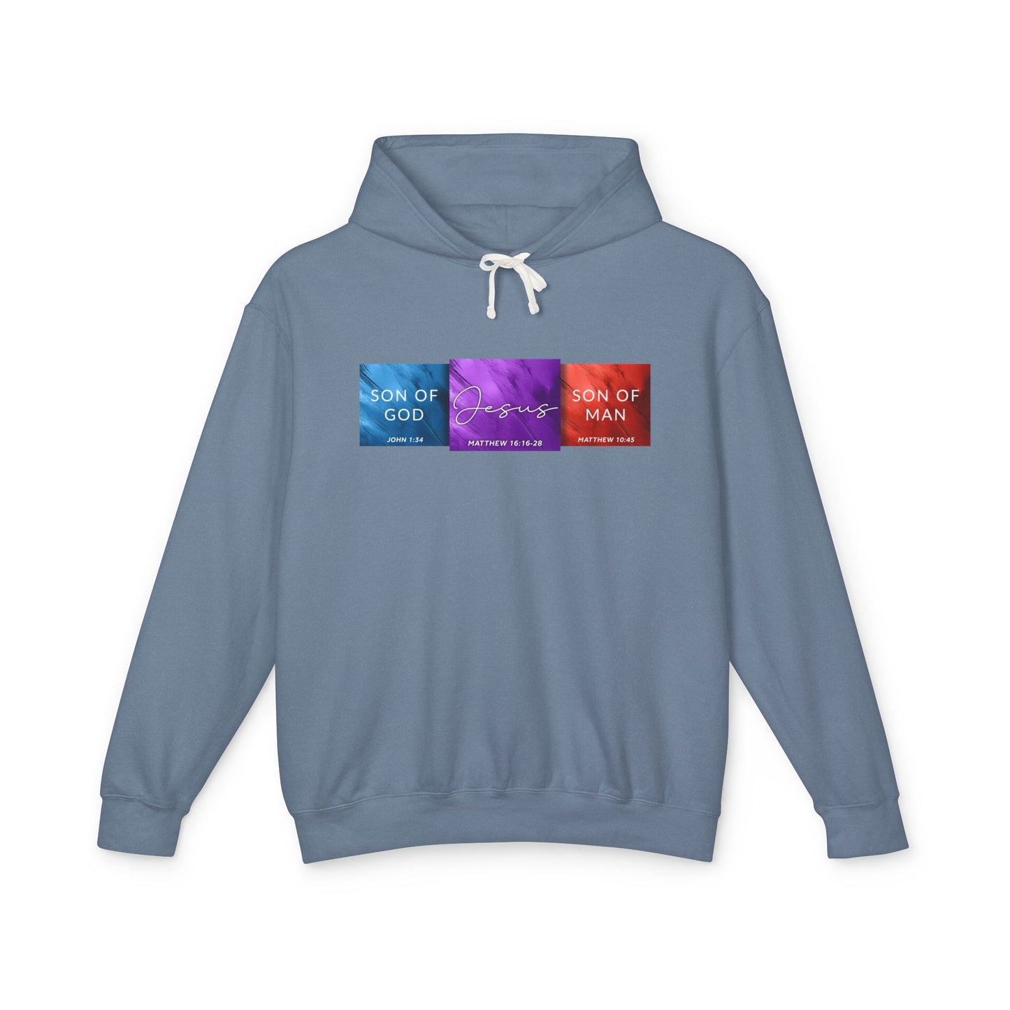 Son of Man Son of God Cotton T‑Shirt — Christian Faith Graphic  Hooded Sweatshirt