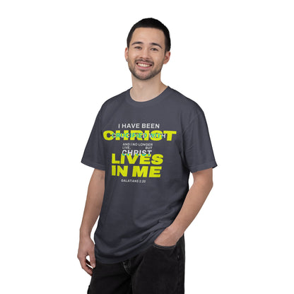 I have been Crucified with Christ "Galatians 2:20" YELLOW 100% Cotton T-Shirt