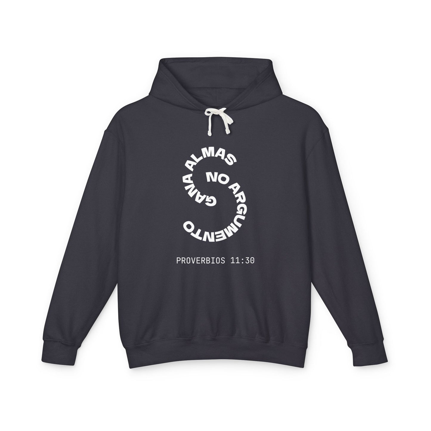 Proverbios 11:30 "Gana Almas, No Argumentos" Hoodie — 100% Cotton Spanish Faith Sweatshirt
