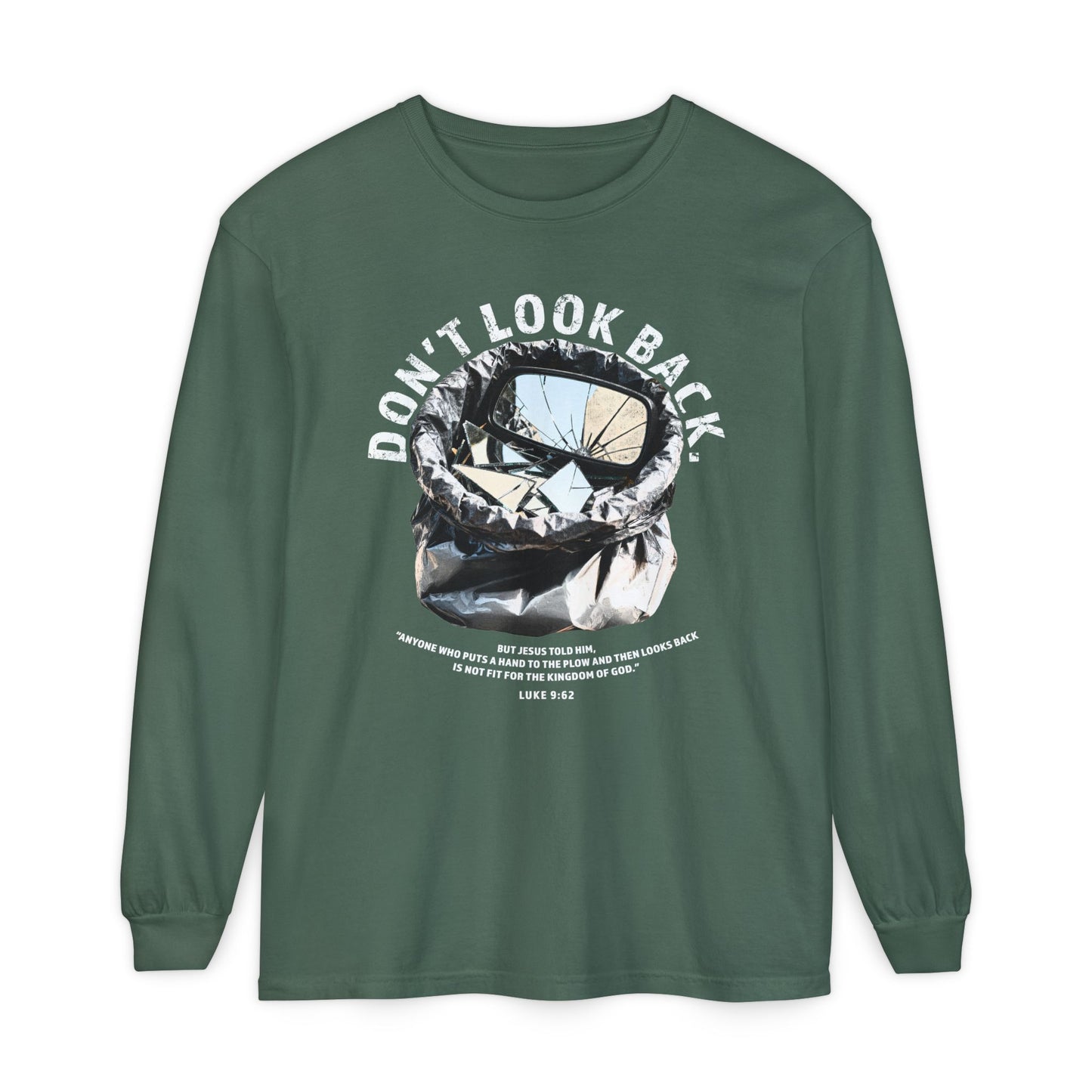 Don't Look Back Luke 9:62 T-Shirt — Inspirational Bible Verse Tee