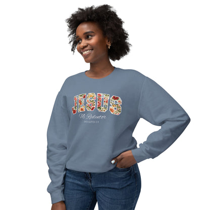 Jesus Mi Redentor Sweat-Shirt — Spanish Christian Faith Tee 100% Cotton