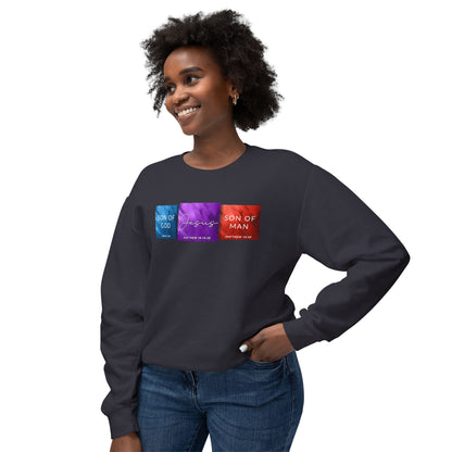 Son of Man Son of God Cotton T‑Shirt — Christian Faith Graphic Sweatshirt