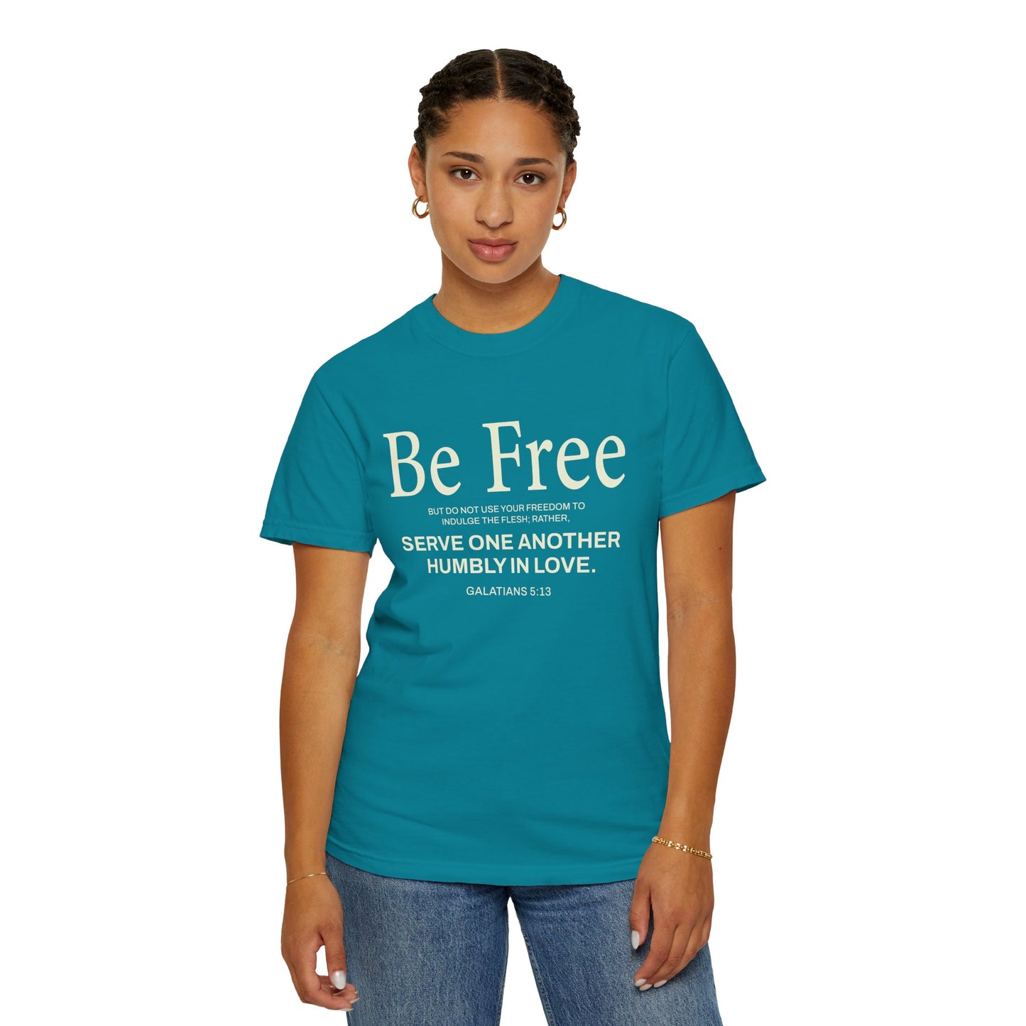 Be Free "Galatians 5:13" Beige