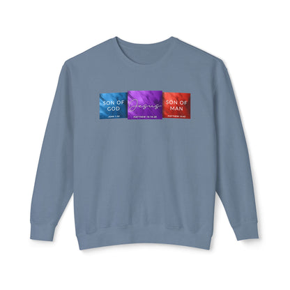 Son of Man Son of God Cotton T‑Shirt — Christian Faith Graphic Sweatshirt