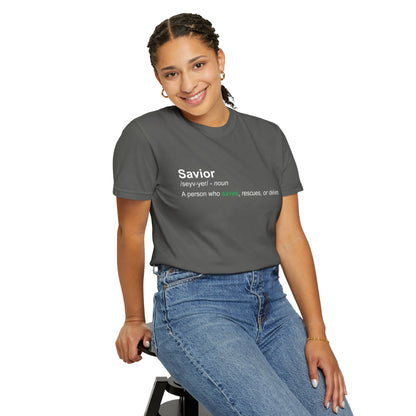 Savior Definition T-Shirt 100% cotton