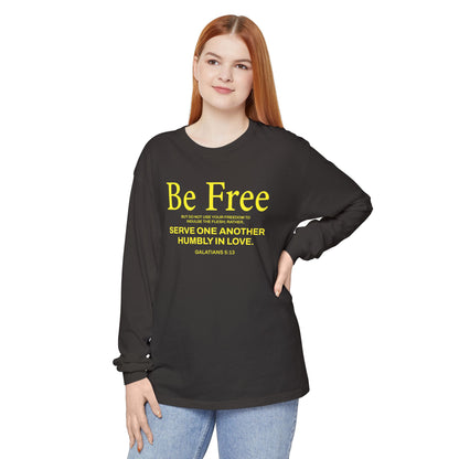 Be Free "Galatians 5:13" Yellow