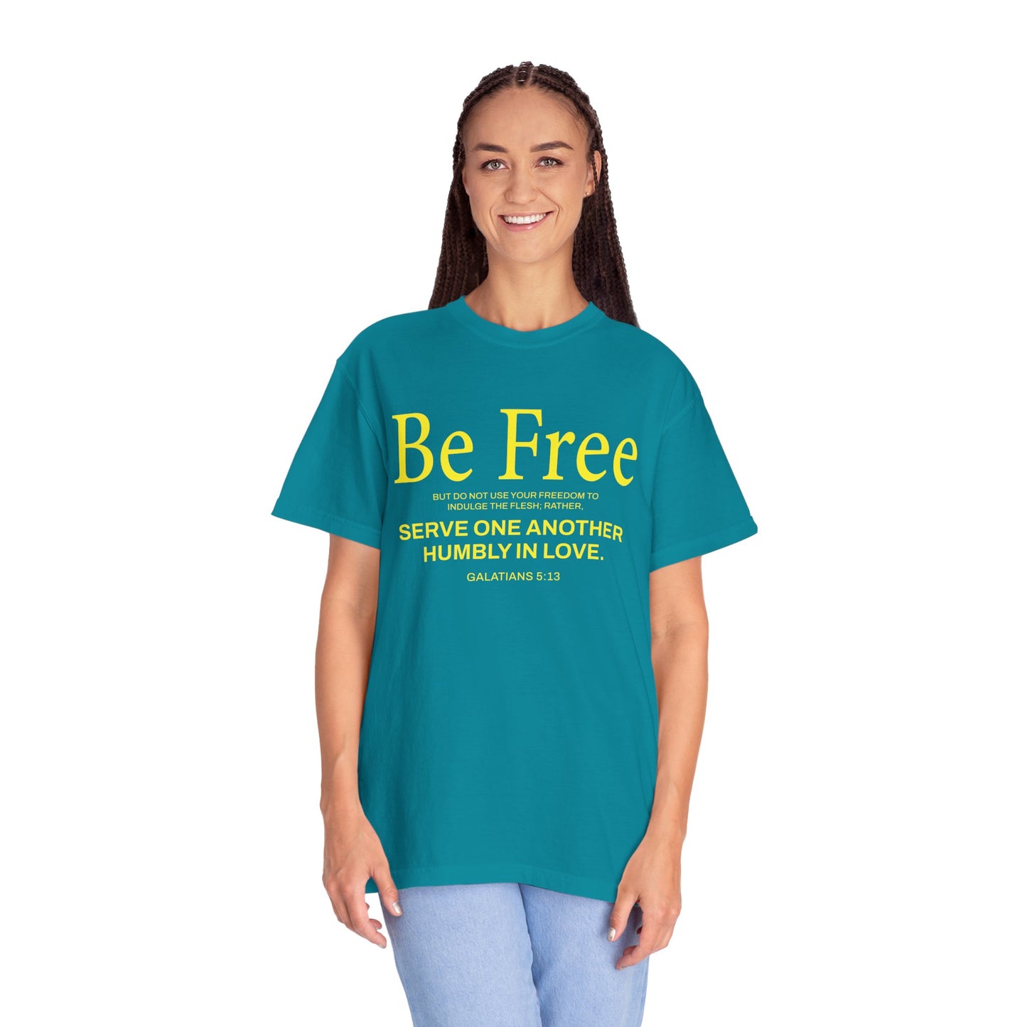 Be Free "Galatians 5:13" Yellow