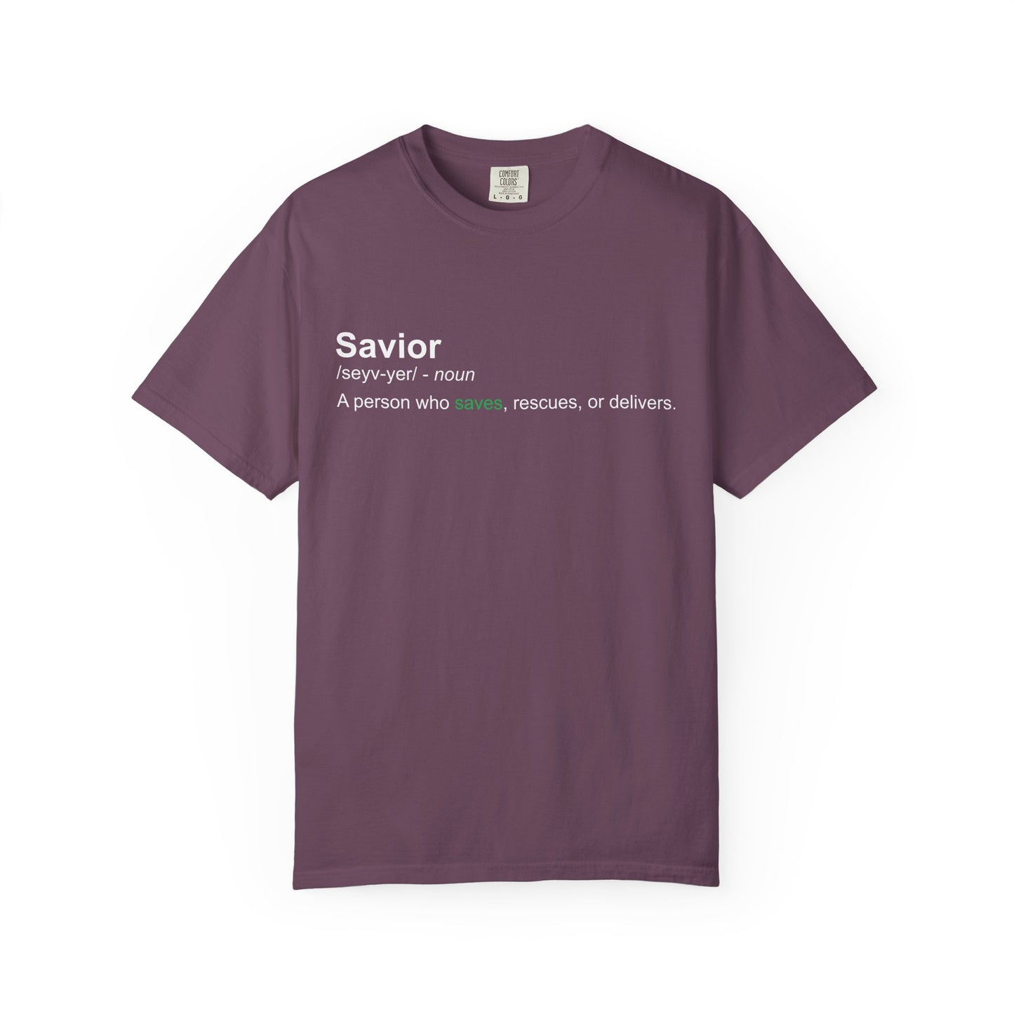 Savior Definition T-Shirt 100% cotton