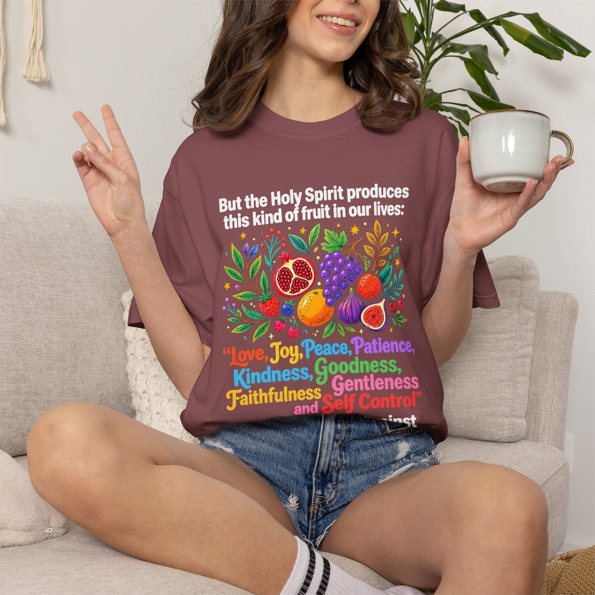 Fruit of the Spirit T‑Shirt — Galatians 5:22‑23 Christian Faith Tee