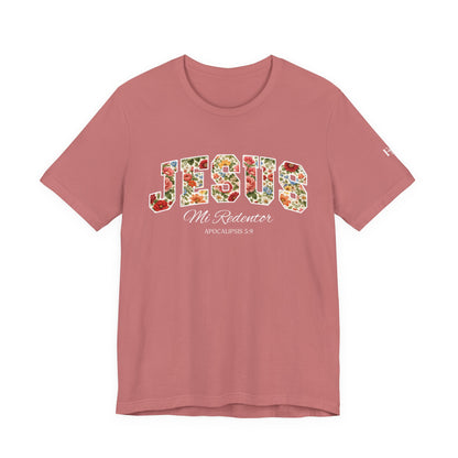 Jesus Mi Redentor Floral Graphic Tee