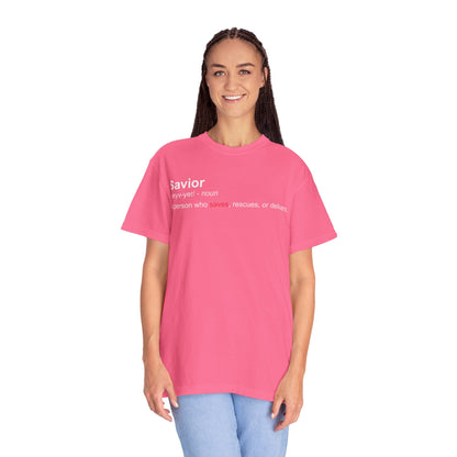 Savior Definition T-Shirt — 'Savior' Dictionary-Style Graphic Tee