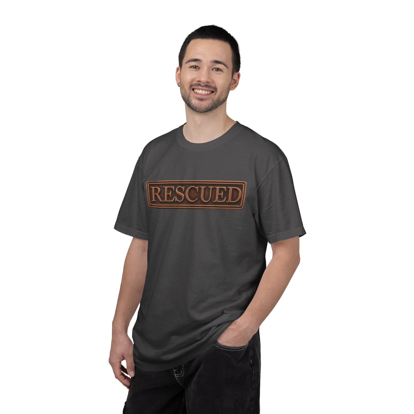 Rescued Colossians 1:13-14 Cotton T-Shirt