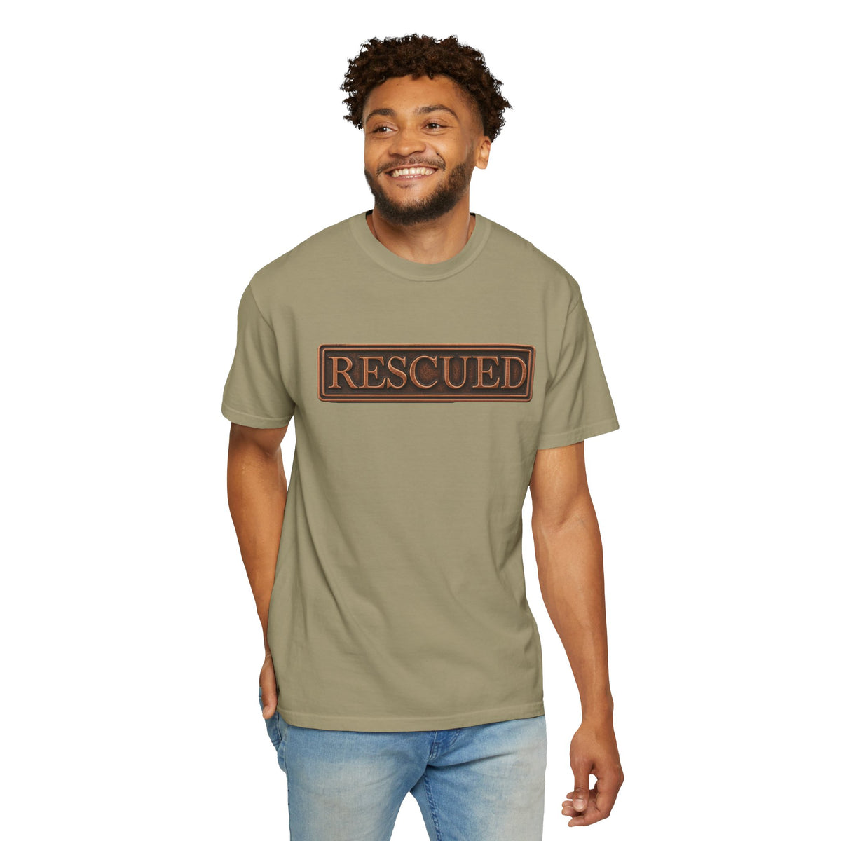 Rescued Colossians 1:13-14 Cotton T-Shirt